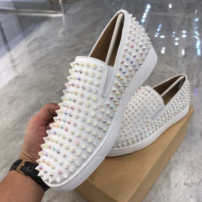 Christian Louboutin Louis Junior Spikes Orlato Flat Sneakers 66