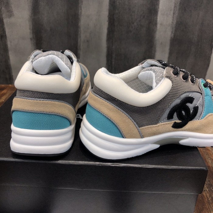 Chanel Fabric & Suede Calfskin Low Top Sneaker 2