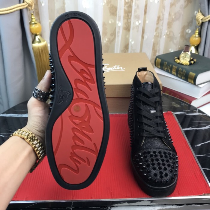 Christian Louboutin Louis Junior Spikes Orlato Flat Sneakers 1