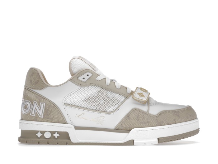 Louis Vuitton Trainer Beige White