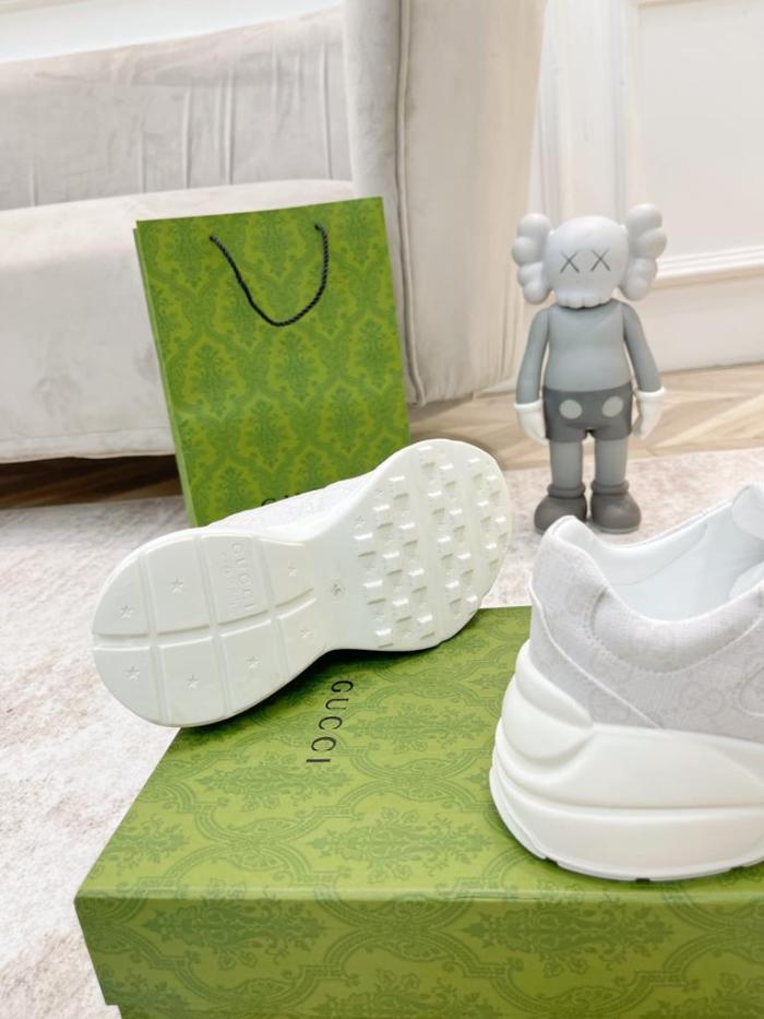 Gucci Rhyton White GG Supreme Canvas