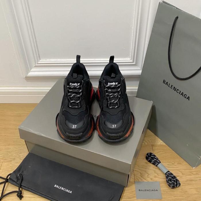 Balenciaga Triple S Clear Sole Neon Pink