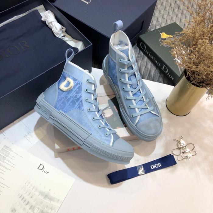 Dior B23 High Top Daniel Arsham Light Blue