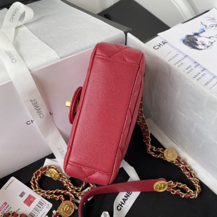 Handbag Chanel AS3368 size 13*17*6 cm