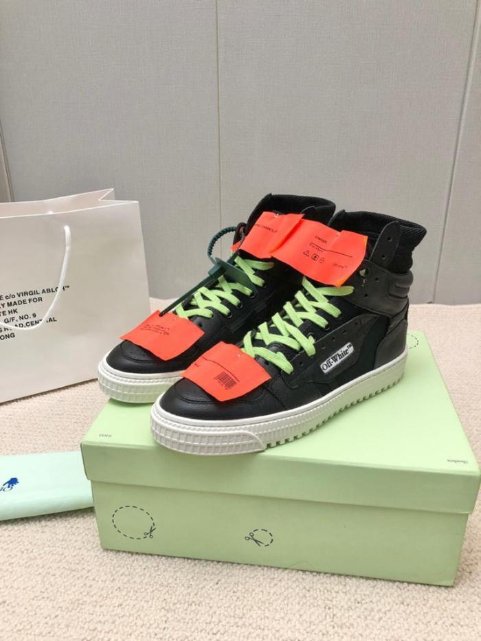 OFF-WHITE Off Court 3.0 Black Neon Green Orange