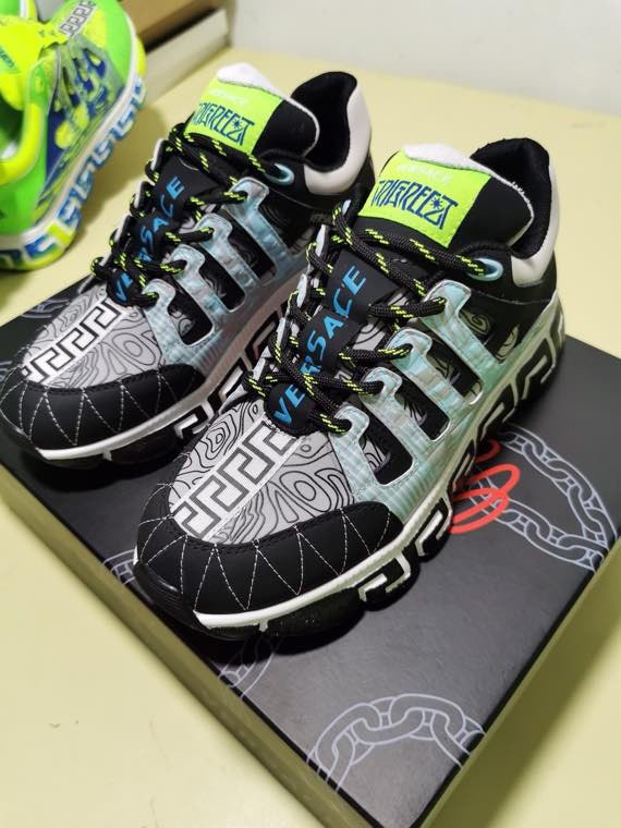 Versace Trigreca Milan Black Blue Purple