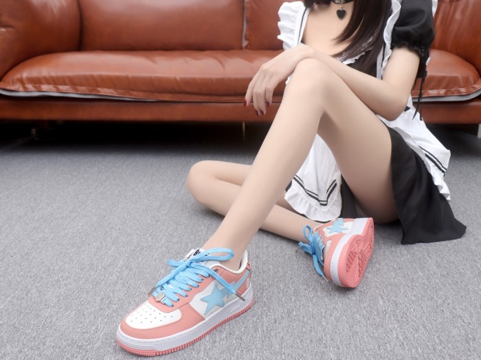 A Bathing Ape Bape Sta Pastel Pink