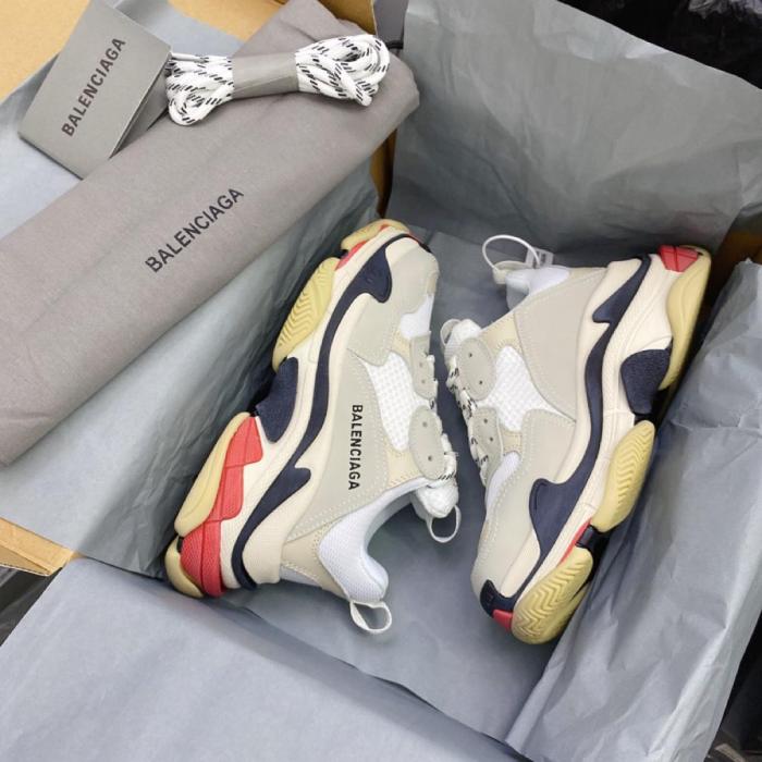 Balenciaga Triple S White Black Red