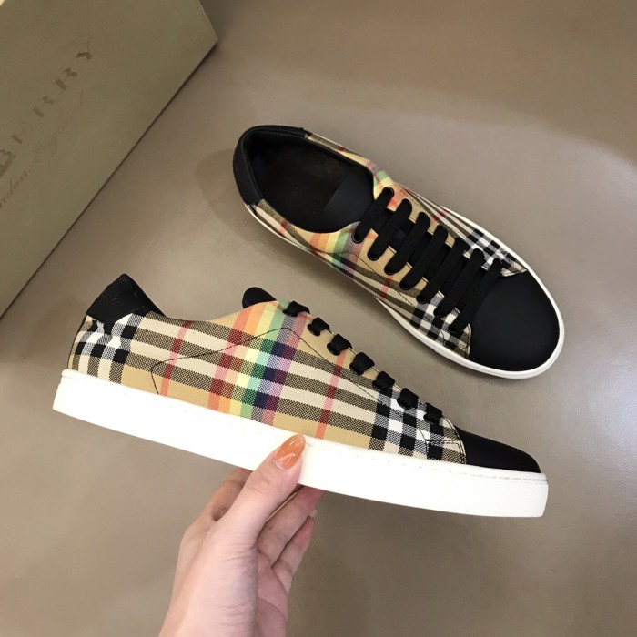 Burberry Perforated Check Sneaker 50