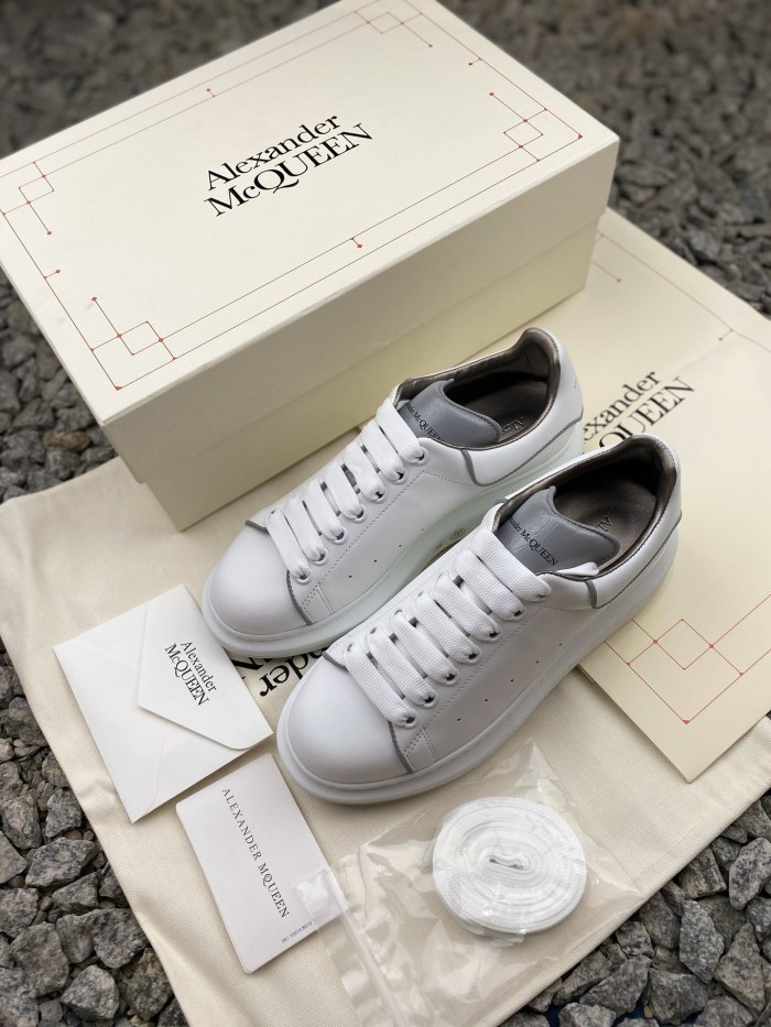 Alexander McQueen Oversized Reflective White