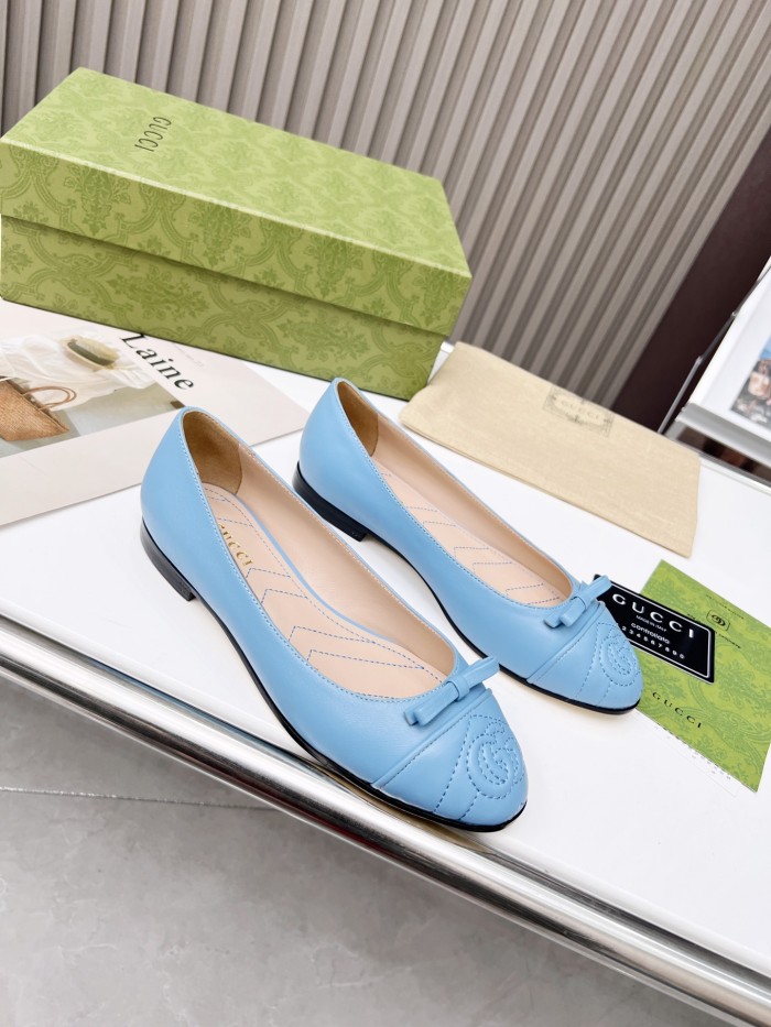 Gucci Women's ballet flat with Double G WOMEN 8