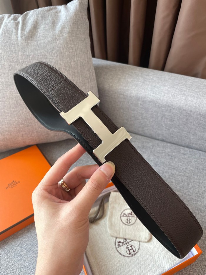 Hermes CONSTANCE BELT BUCKLE & REVERSIBLE LEATHER STRAP 2 (width 3.8cm)