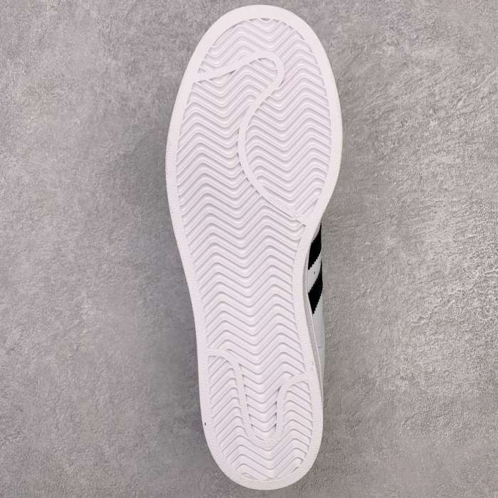 adidas Superstar White Black Embroidery