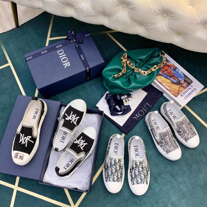 Dior And Shawn B23 Slip On Logo Oblique