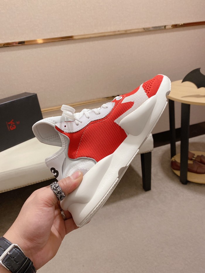 Y-3 Kaiwa Lace-Up Sneakers 10