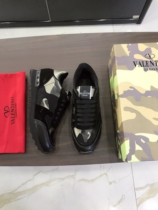 Valentino Garavani Rockrunner camouflage-print sneakers 4