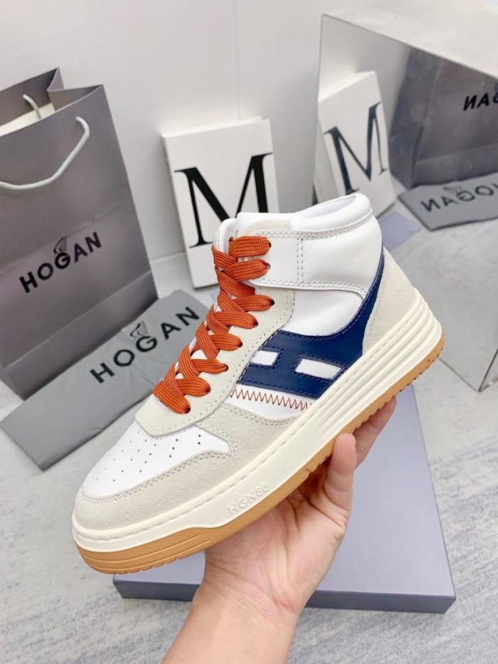 Hogan H630 High Top White Grey Blue