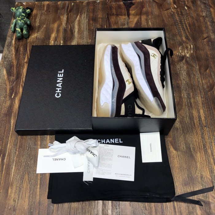 Chanel Fabric & Suede Calfskin Low Top Sneaker 8