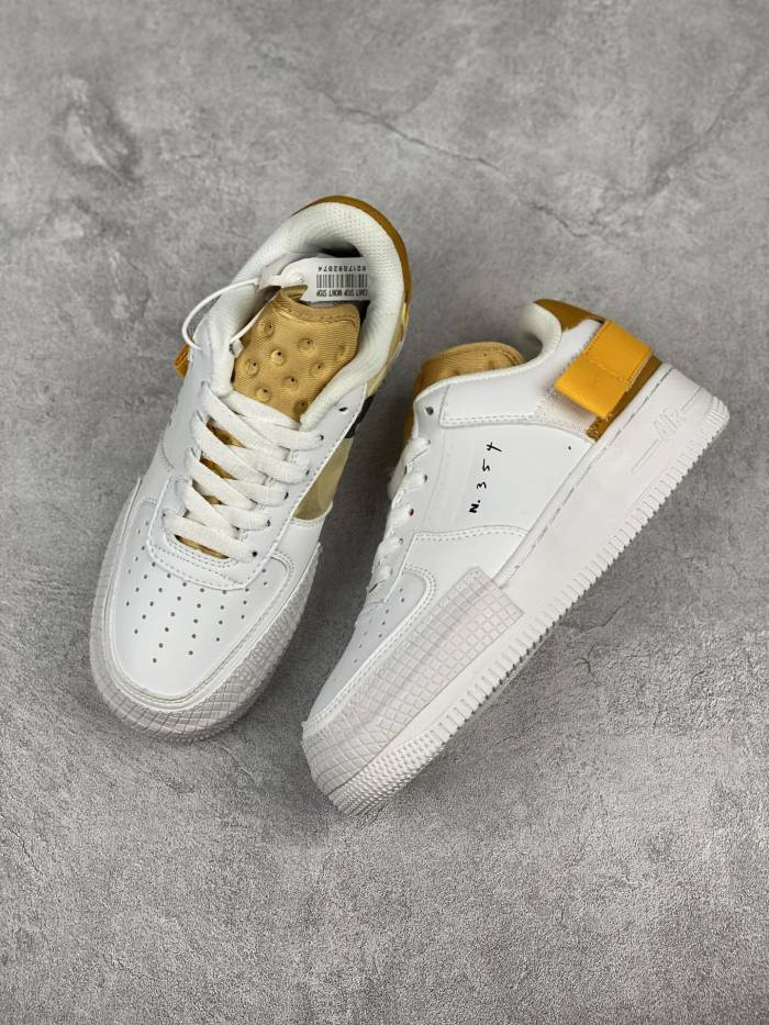 Nike Air Force 1 Type White Gold
