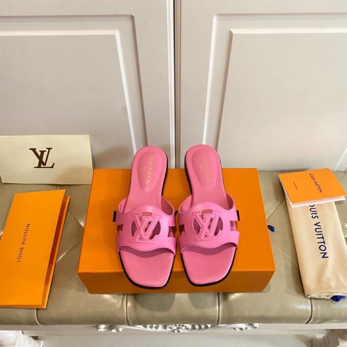 Louis Vuitton LV Isola Flat Mule Pink