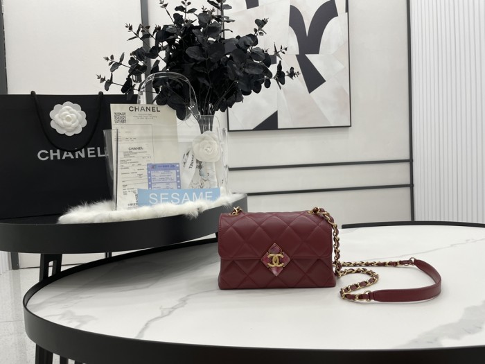 Handbag Chanel AS2633 size 18*7*12 cm