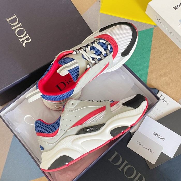 Dior B22 White Red Blue