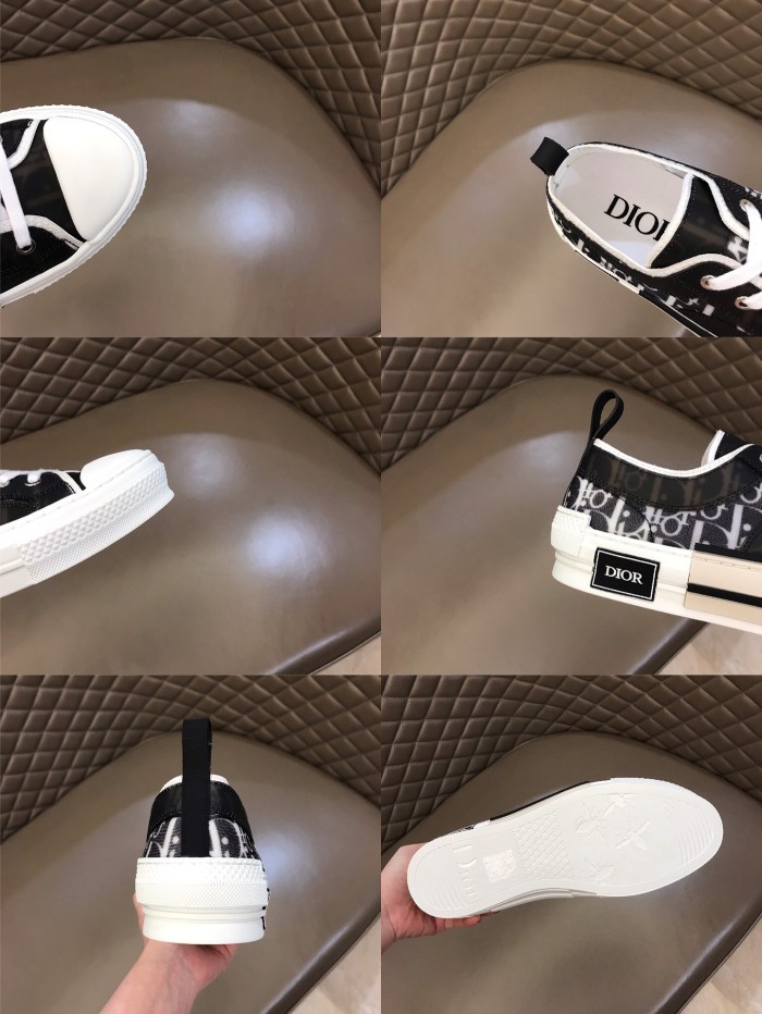 Dior B23 Low Black White Oblique