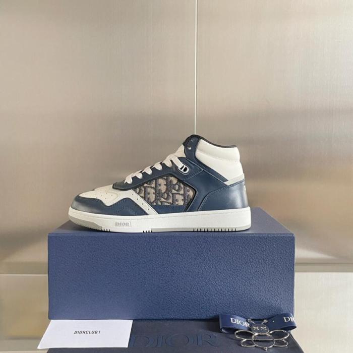 Dior B27 High Blue Cream Dior Gray Beige Black Dior Oblique Jacquard