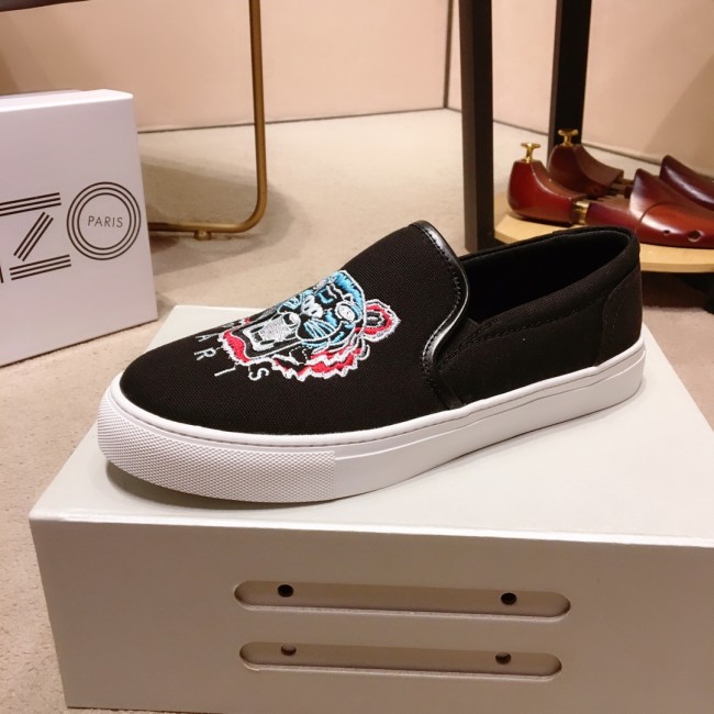 Kenzo K-SKATE Tiger canvas slip-on sneakers 23