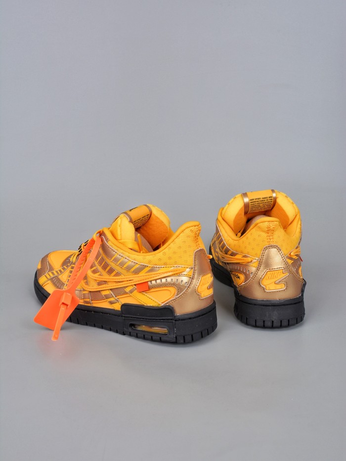 Nike Air Rubber Dunk Off-White University Gold