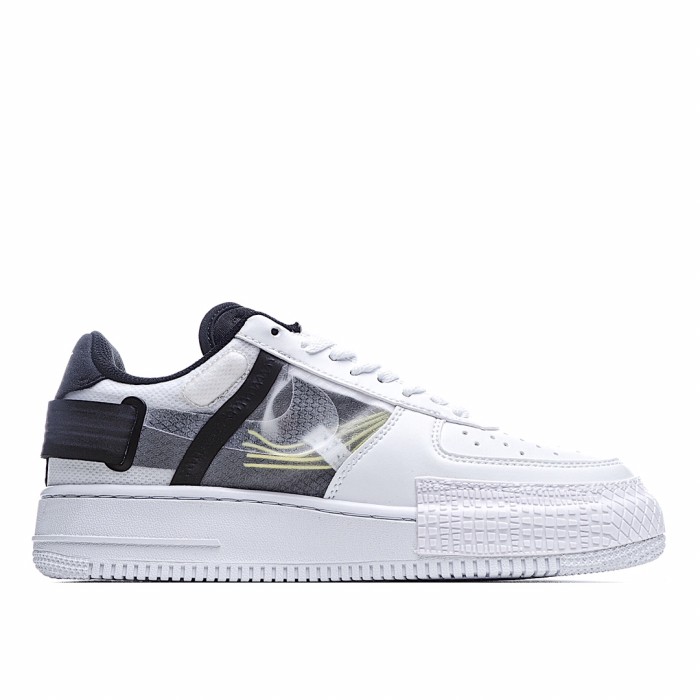 Nike Air Force 1 Type White Black Volt