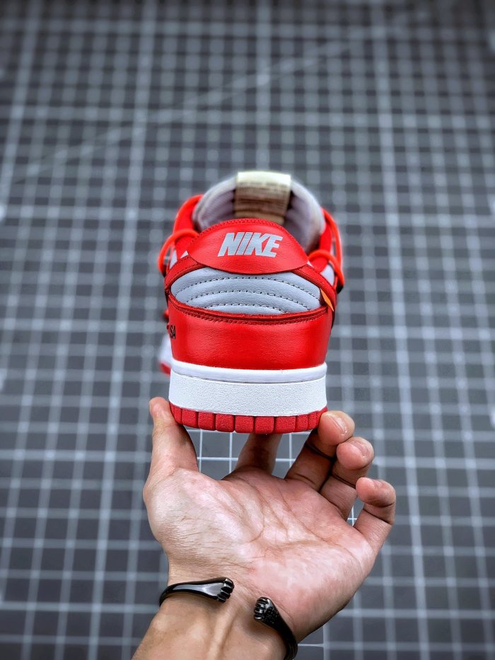 Nike Dunk Low Off-White University Red