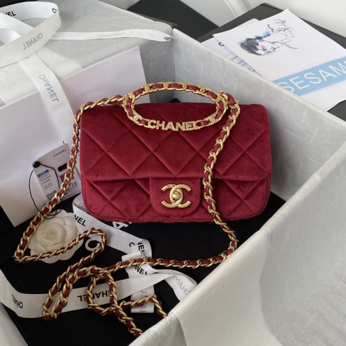 Handbag Chanel AS3451 size 24 cm