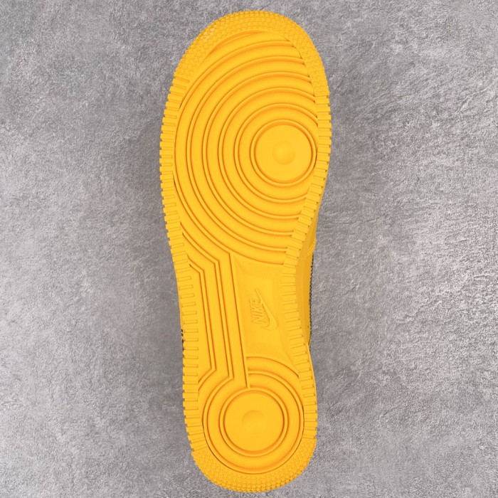 Nike Air Force 1 Low OFF-WHITE University Gold Metallic Silver