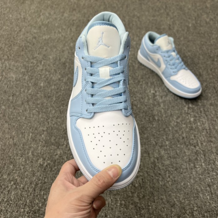 Jordan 1 Low White Ice Blue (Women's)
