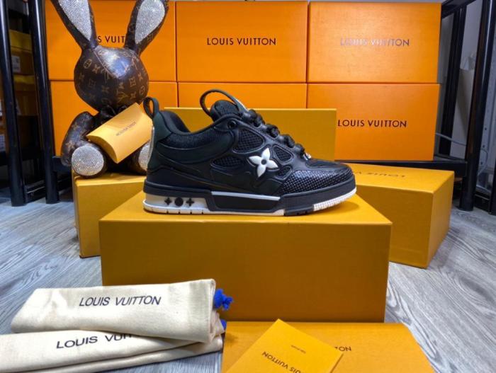 Louis Vuitton LV Skate Sneaker Black Black White