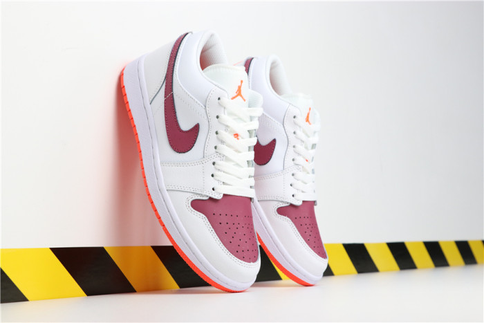 Jordan 1 Low White True Berry (GS)