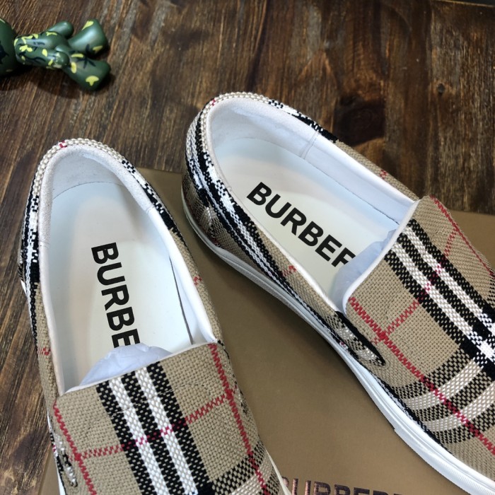 Burberry Slip On Check Print