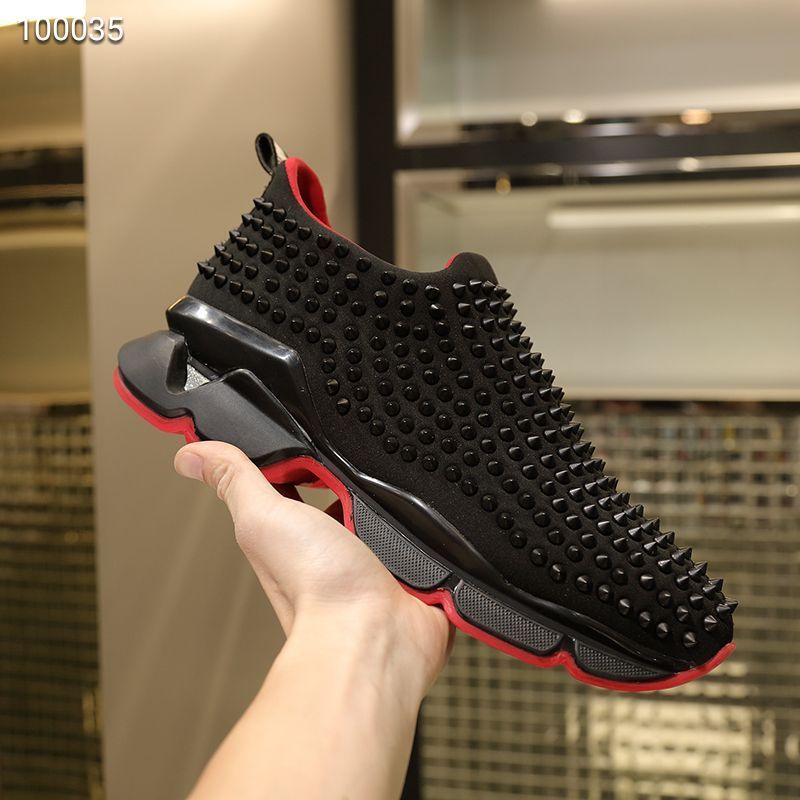 Christian Louboutin Spike Sock Flat Sneakers 7