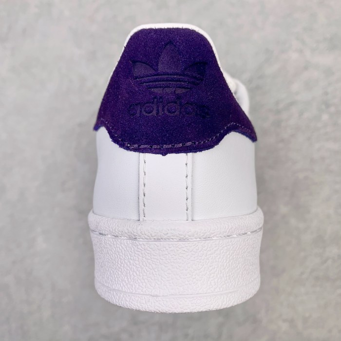 adidas Superstar White Purple