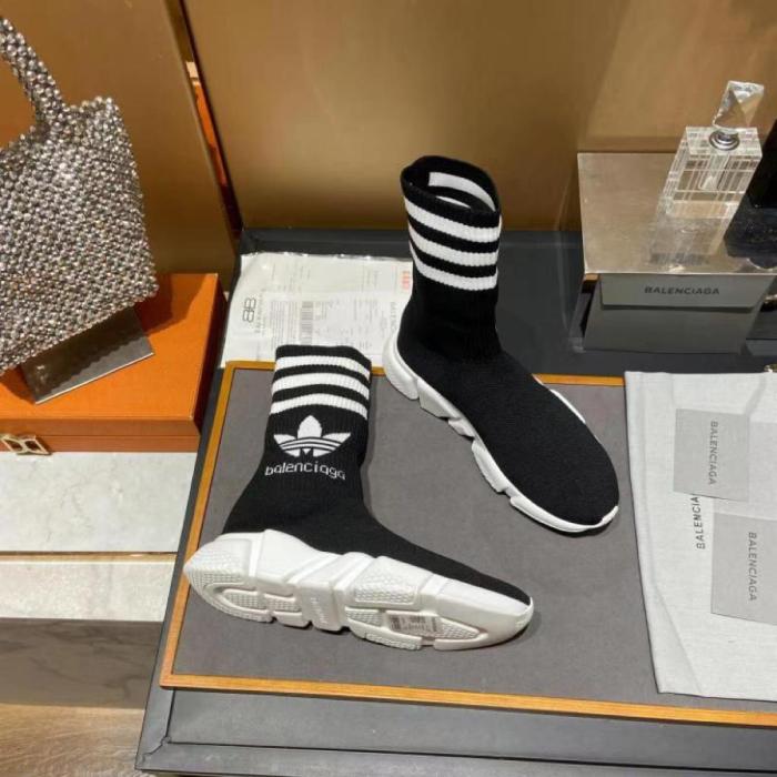 Balenciaga x adidas Speed Trainer Black White