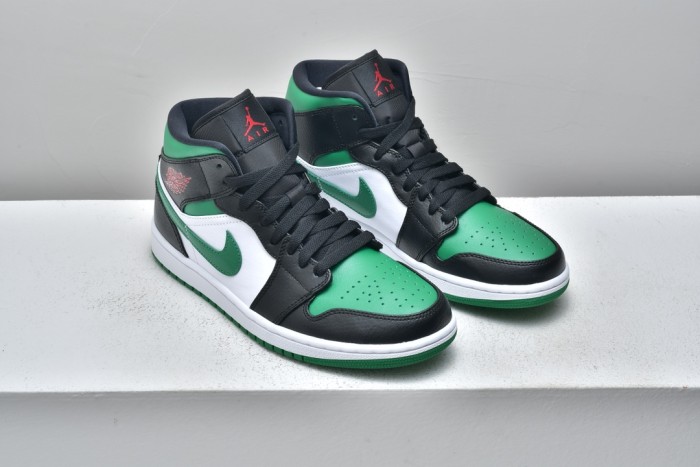 Jordan 1 Mid Green Toe