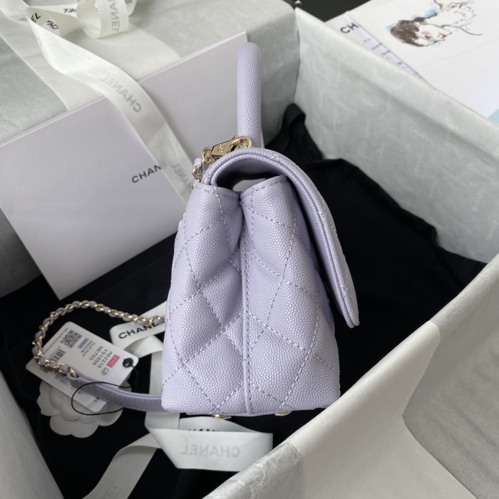 Handbag Chanel AS2215 size 𝟏𝟑*𝟏𝟗*𝟗 𝑐𝑚