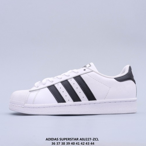 adidas Superstar White Black a