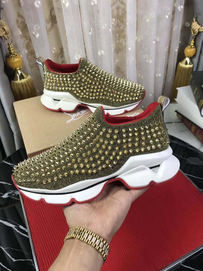Christian Louboutin Spike Sock Flat Sneakers 1