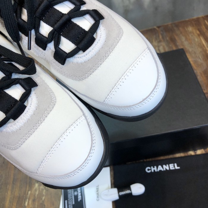Chanel Fabric & Suede Calfskin Low Top Sneaker 13