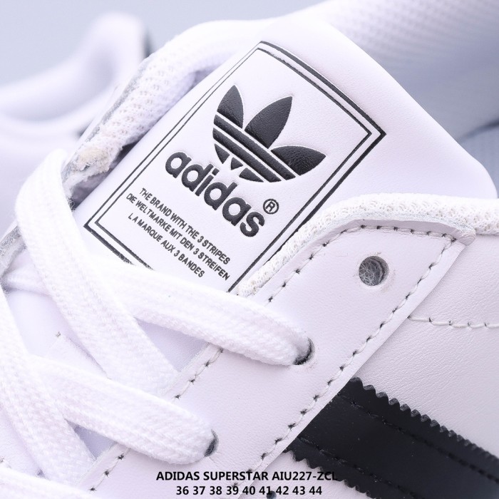 adidas Superstar White Black a