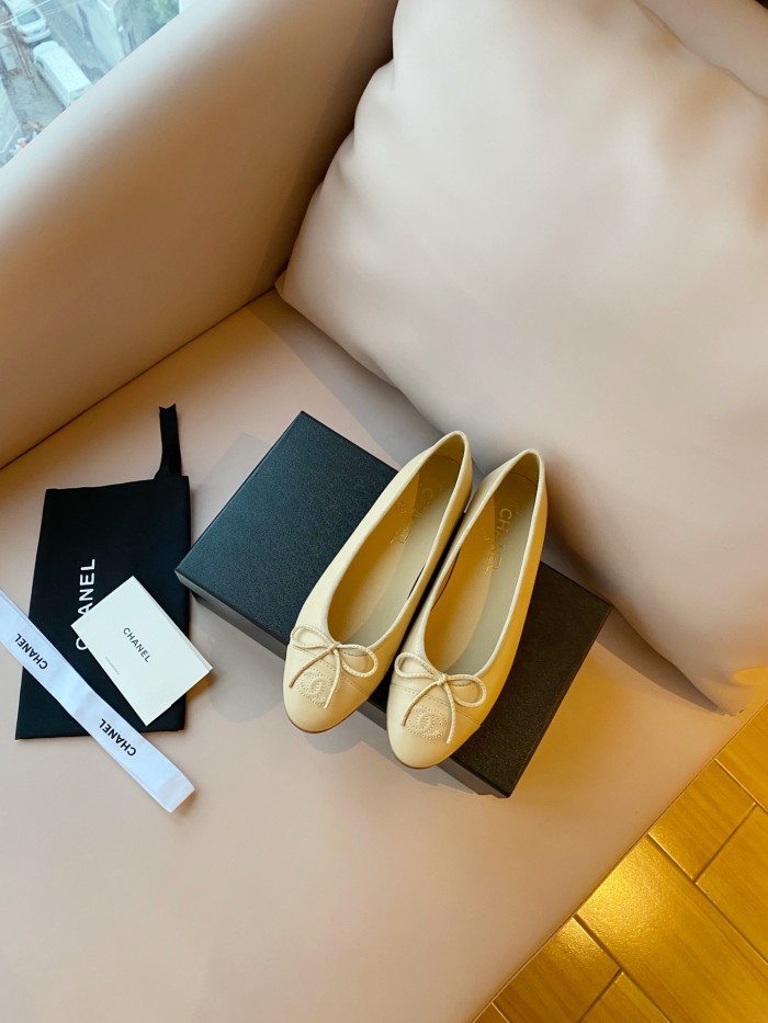 Chanel Ballerinas Fabric & Grosgrain 2