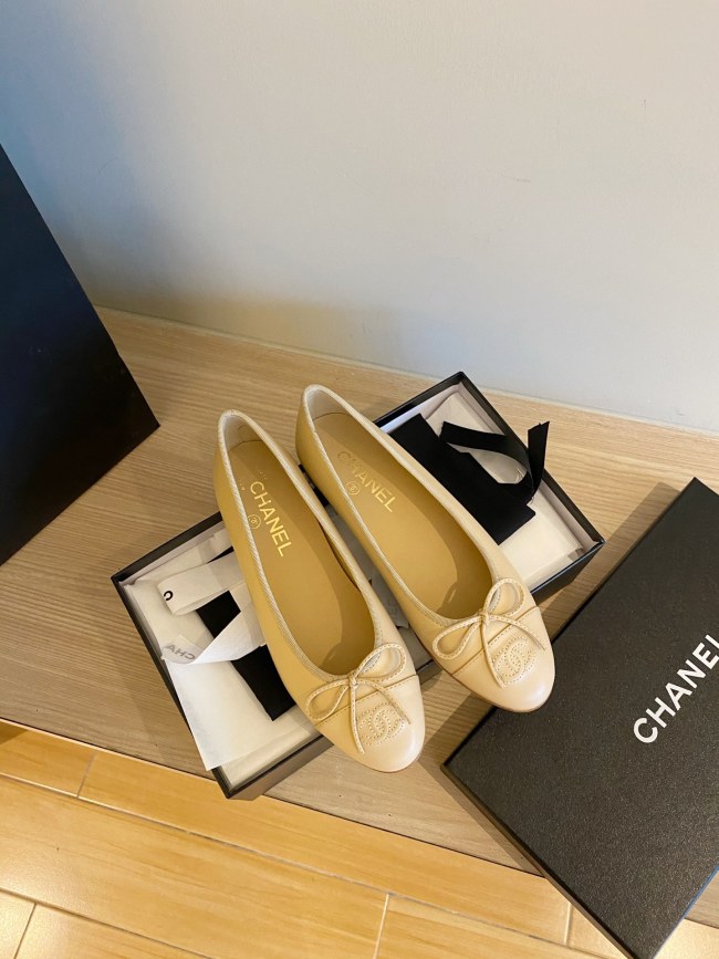 Chanel Ballerinas Fabric & Grosgrain 2