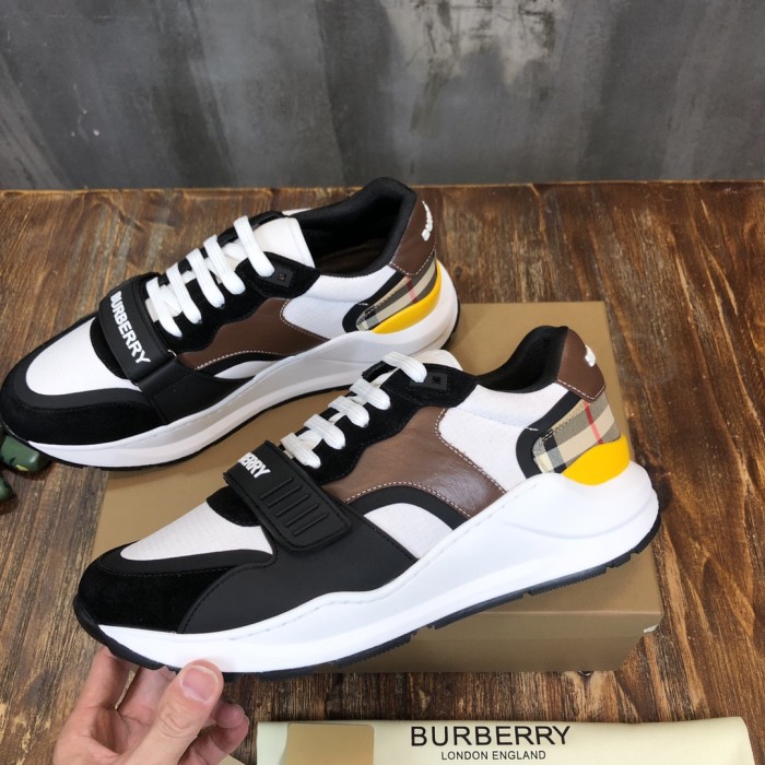 Burberry Regis Black Archive Beige Brown White